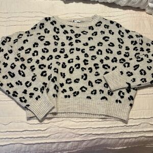 Subdued cheetah sweater